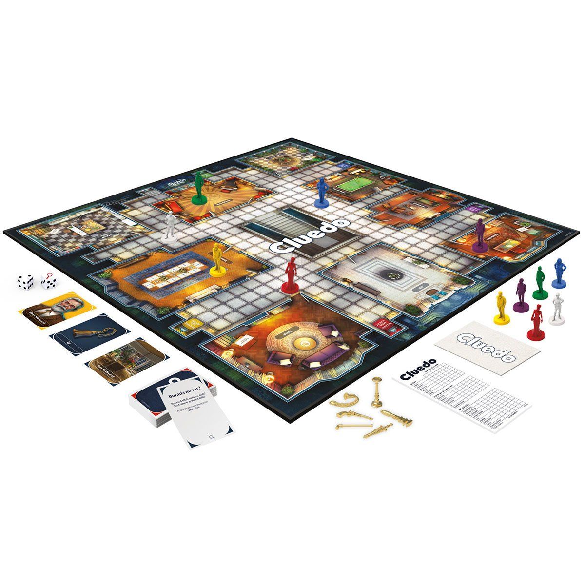 Cluedo-Hasbro Gaming Cluedo +8 Yaş-Kutu Oyunları-3-Milagron.com