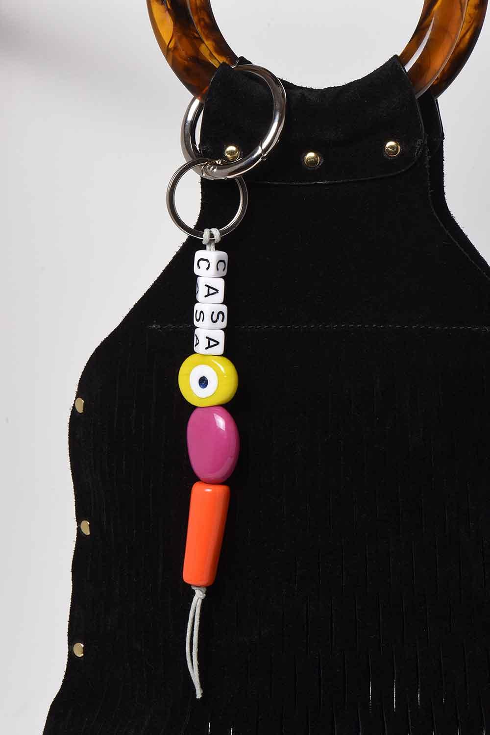 Color Manifesto-Beyaz Harfli Casa-Anahtarlık-2-Milagron.com