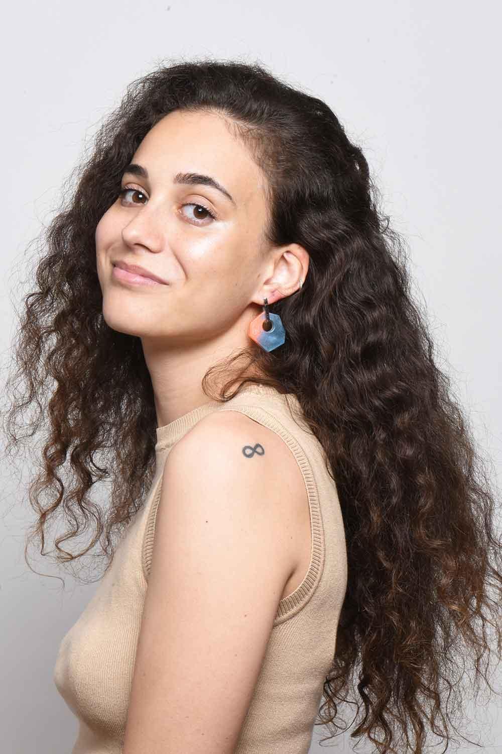 Color Manifesto-Ear Candy Duo no.10 Küpe-Küpe-2-Milagron.com