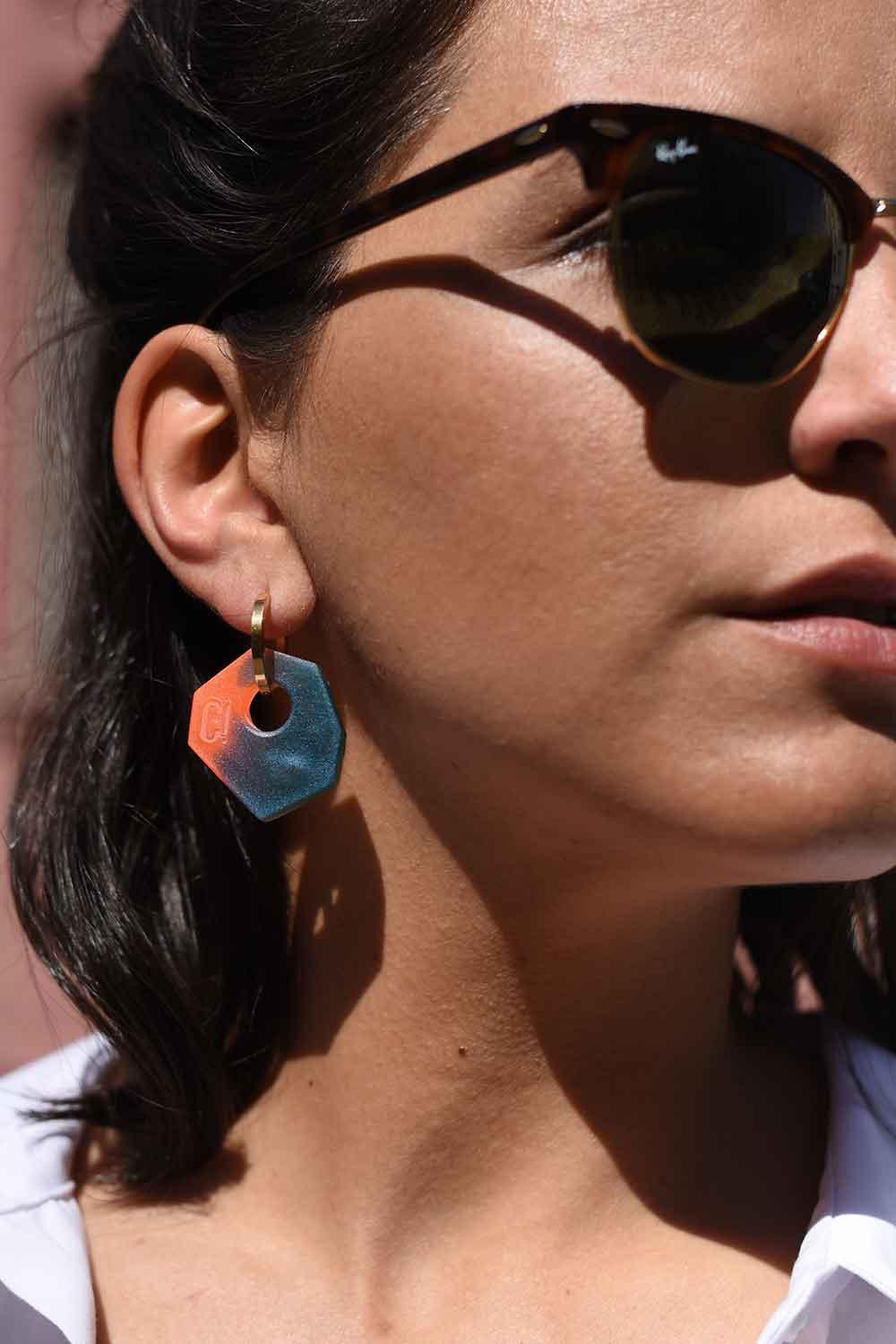 Color Manifesto-Ear Candy Duo no.10 Küpe-Küpe-3-Milagron.com