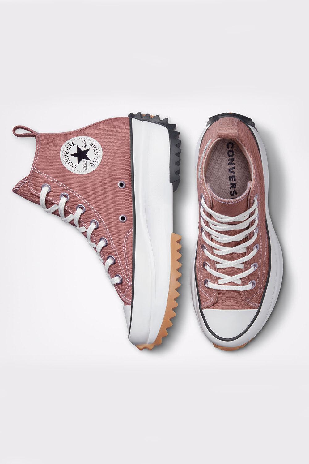 Converse-Run Star Hike Canvas Platform Saddle-Sneakers-3-Milagron.com