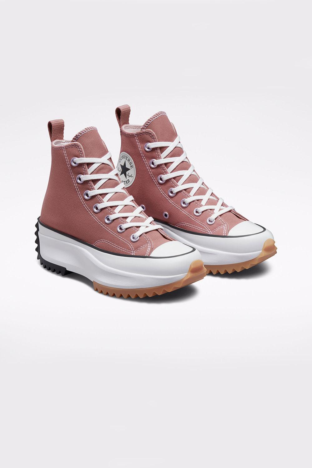 Converse-Run Star Hike Canvas Platform Saddle-Sneakers-4-Milagron.com