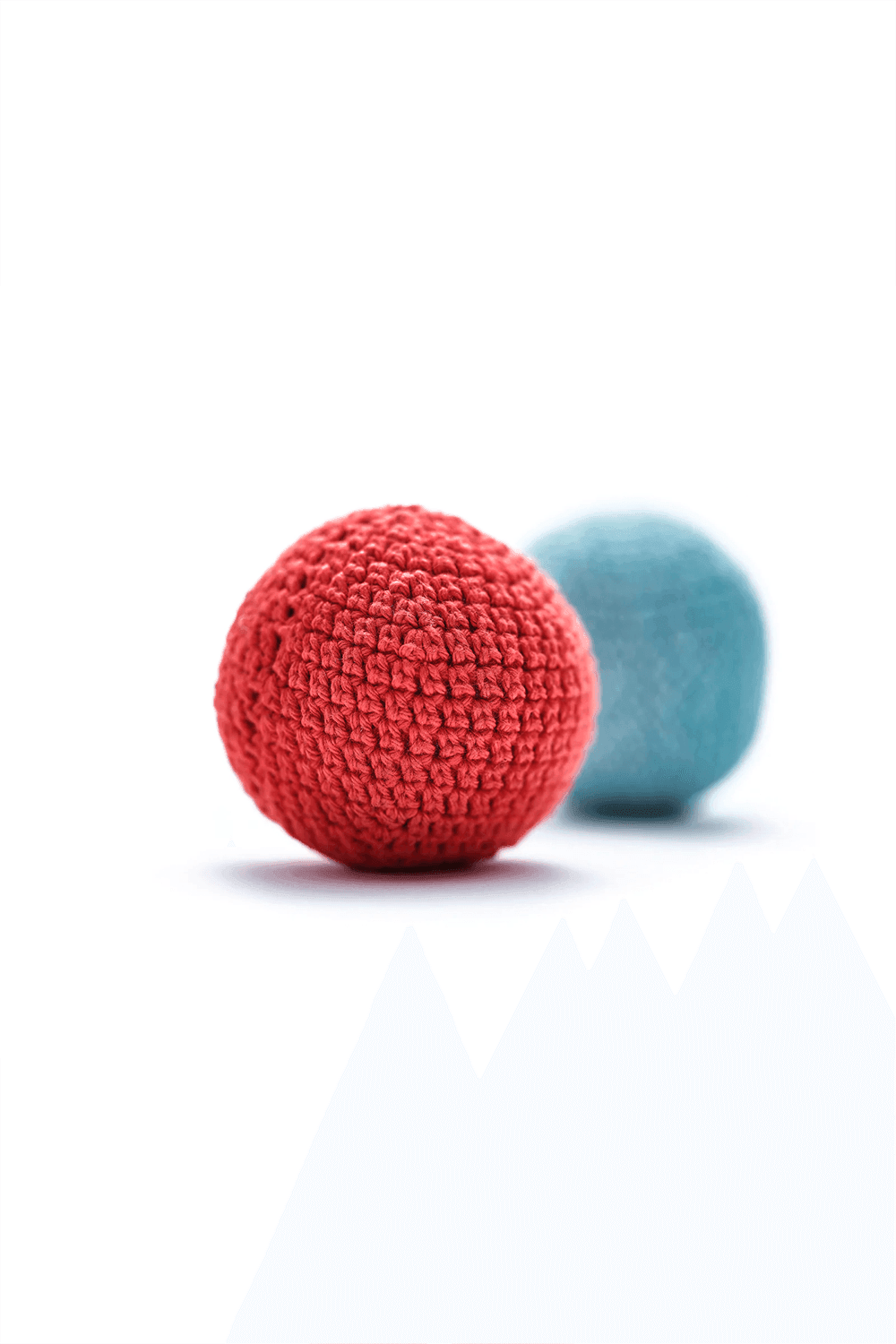 DU2-Oyuncak Top 2'li - Mavi & Kırmızı-Köpek-3-Milagron.com