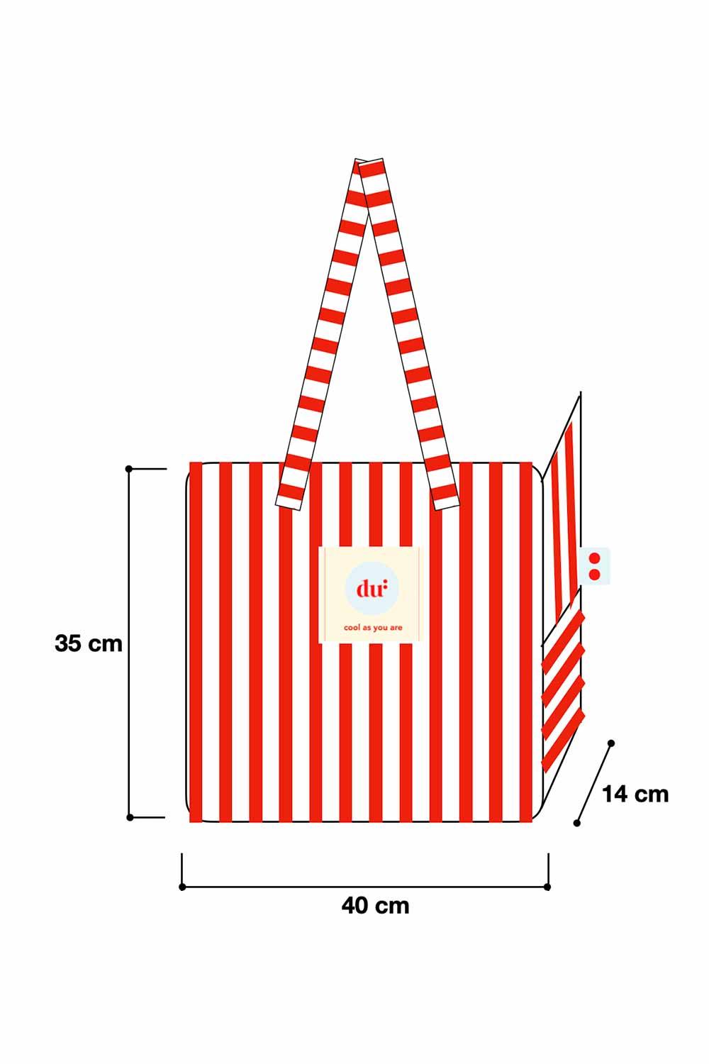 DU2-Seyahat Çantası - Kırmızı & Beyaz-Köpek-2-Milagron.com