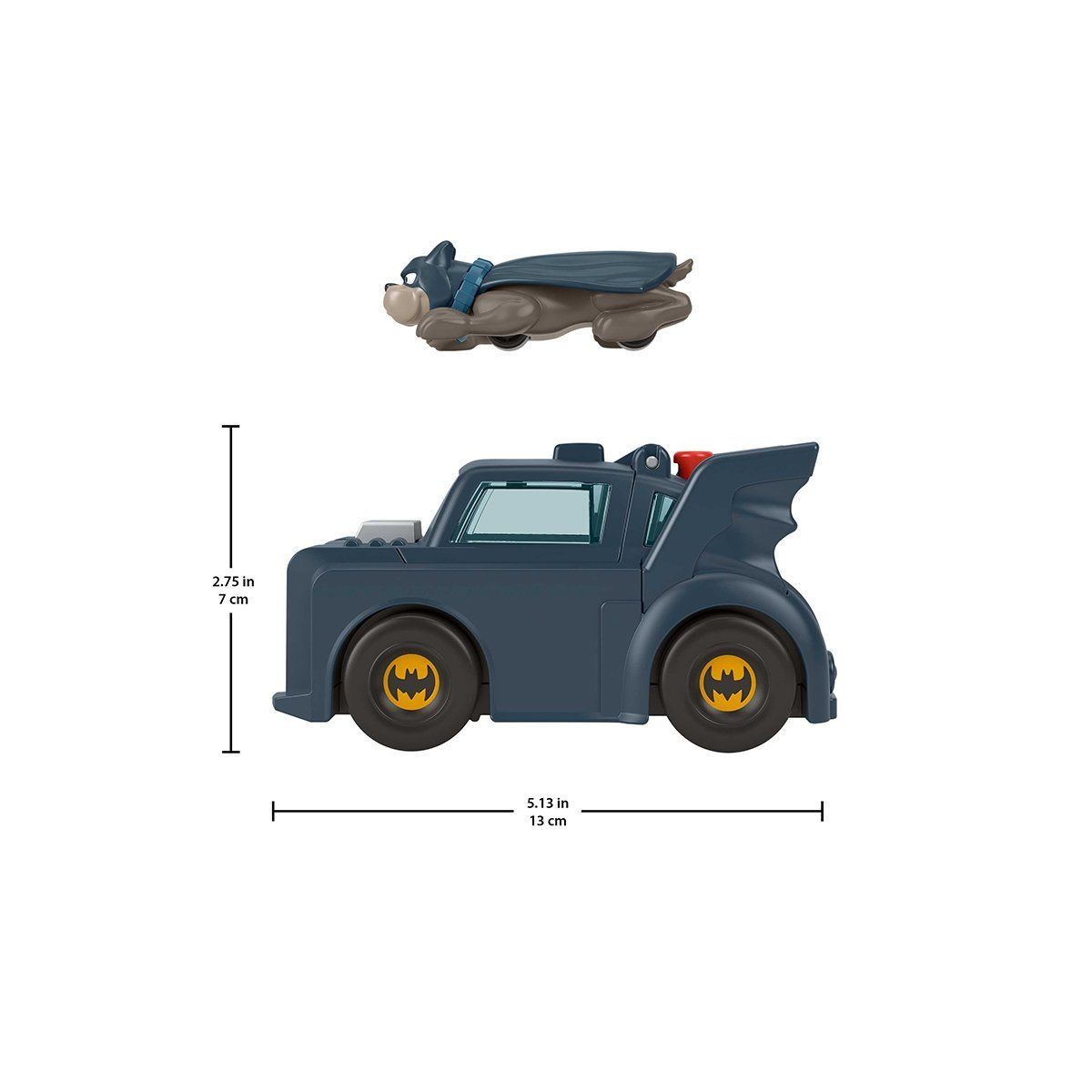 Dc League Of Super Pets-Imaginext Dc League Of Super Pets Süper Araçlar-Figür Oyuncaklar-4-Milagron.com