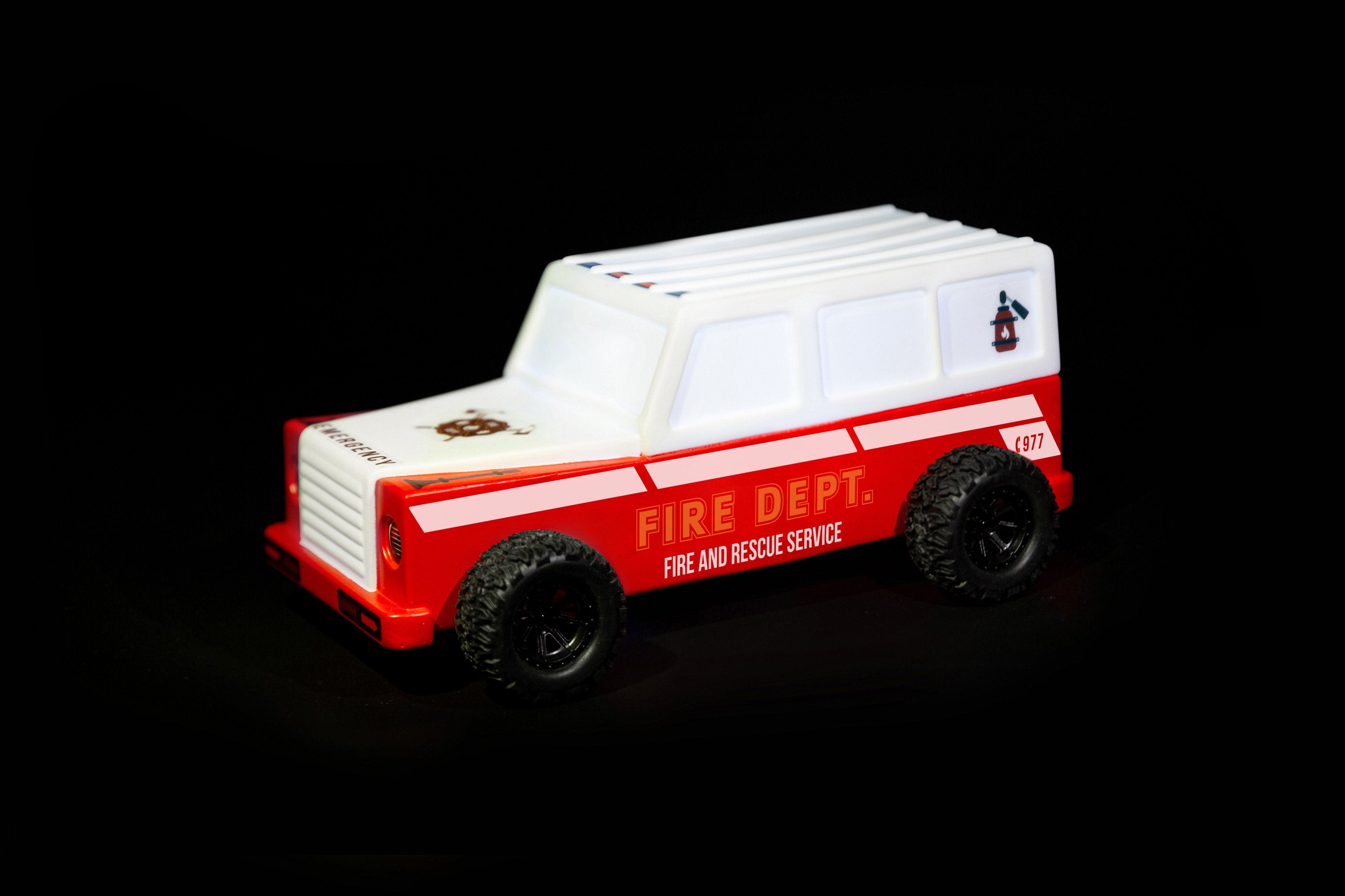 Dhink-İtfaiye Arabası Gece Kırmızı-Gece Lambası-4-Milagron.com