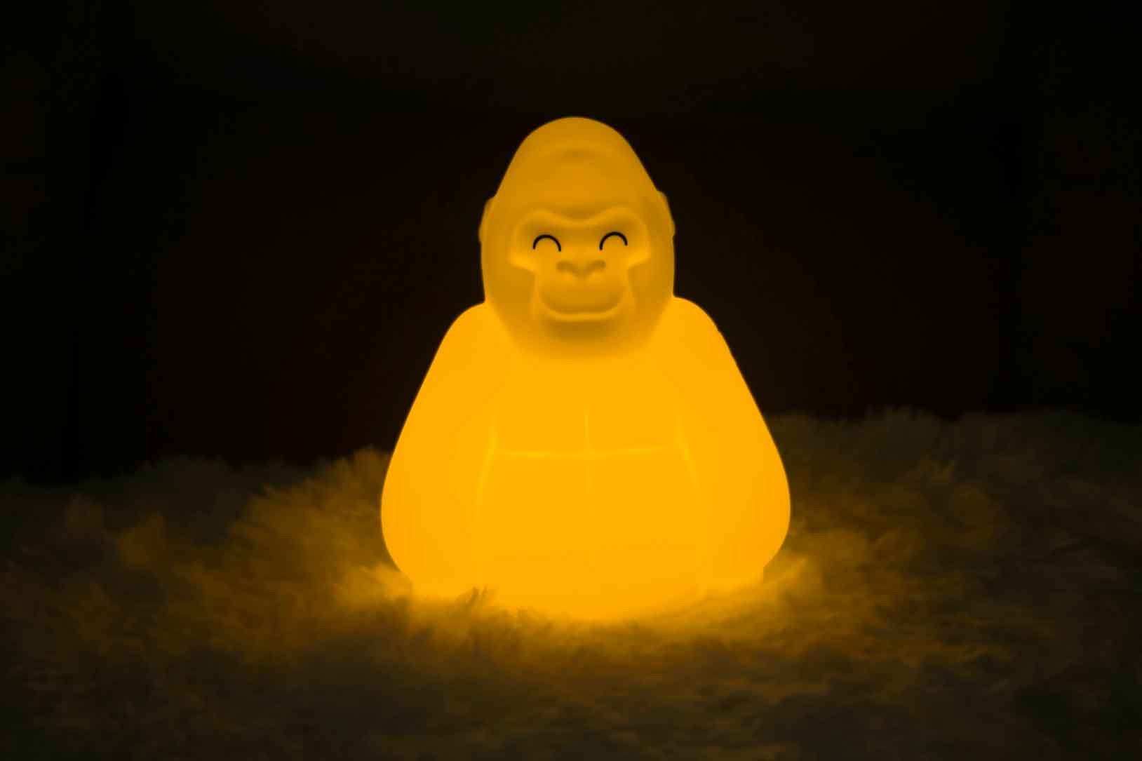 Dhink-Silikon Gece Lambası Goril Max Mavi-Gece Lambası-7-Milagron.com