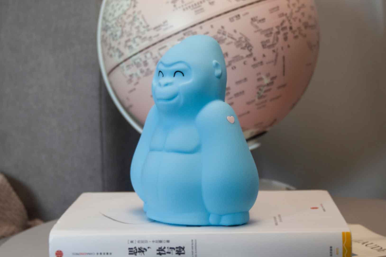 Dhink-Silikon Gece Lambası Goril Max Mavi-Gece Lambası-8-Milagron.com