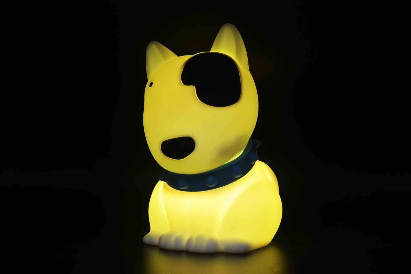 Dhink-Silikon Gece Lambası Köpek Bob Beyaz-Gece Lambası-6-Milagron.com