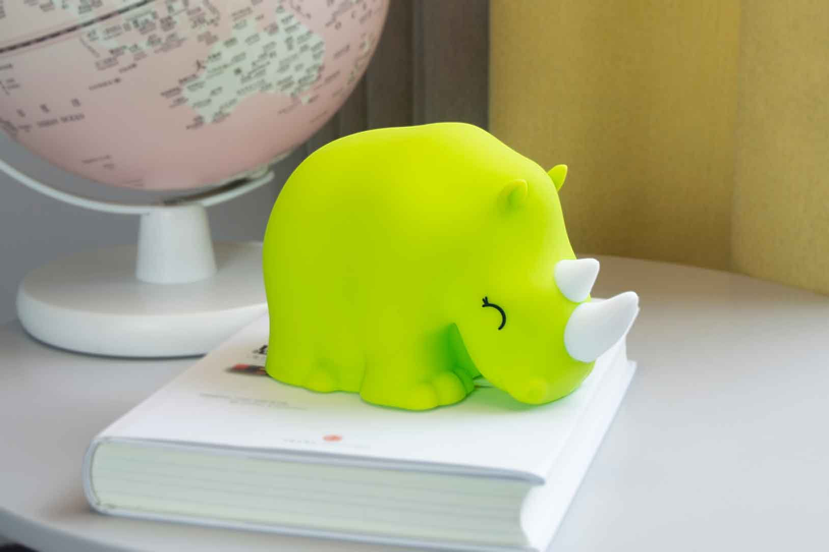 Dhink-Silikon Gece Lambası Rhino Scott Yeşil-Gece Lambası-8-Milagron.com