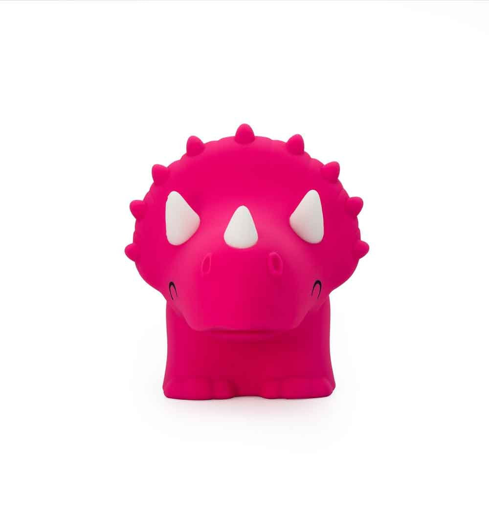 Dhink-Silikon Gece Lambası Triceratops Pembe-Gece Lambası-1-Milagron.com