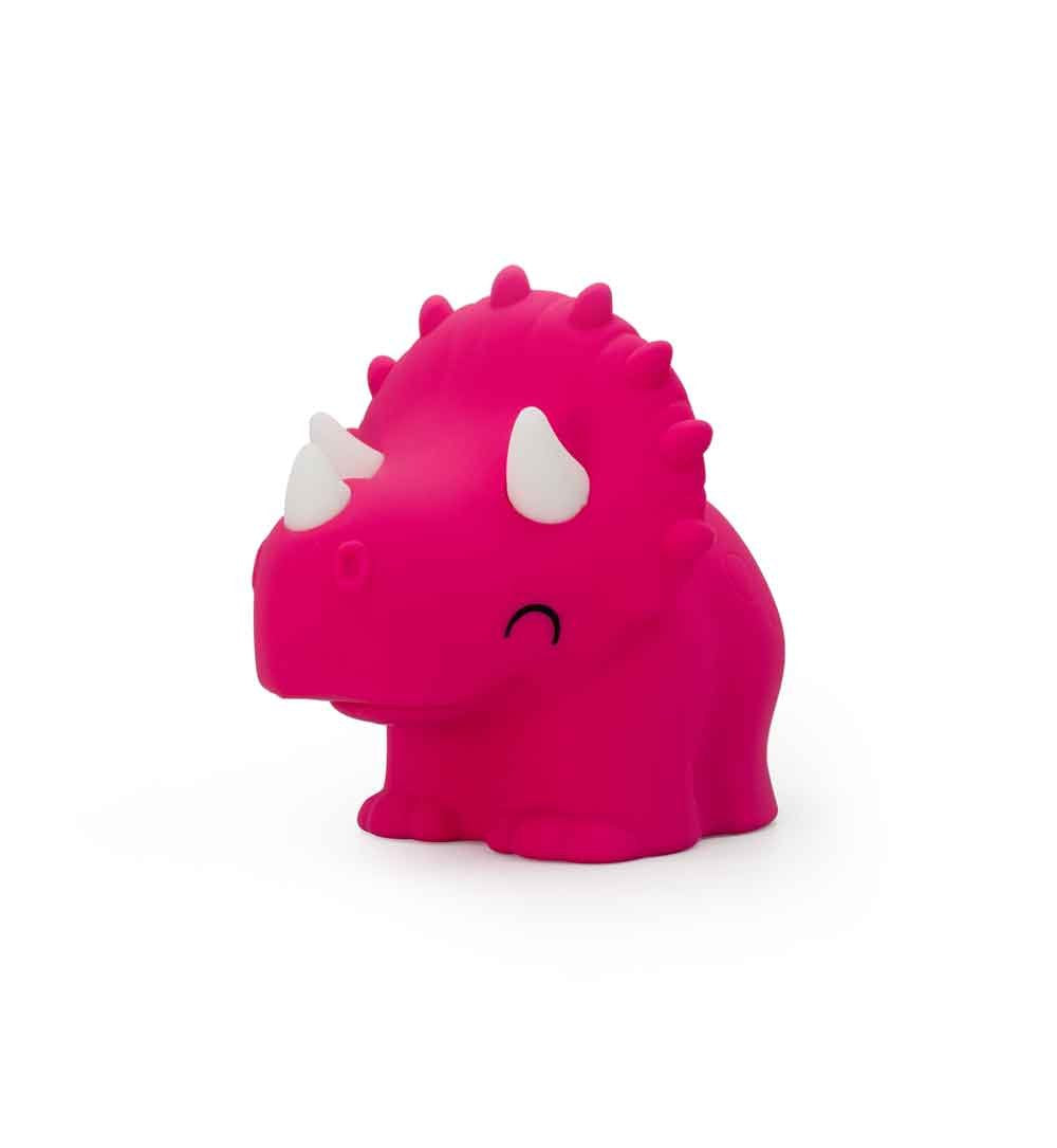 Dhink-Silikon Gece Lambası Triceratops Pembe-Gece Lambası-2-Milagron.com