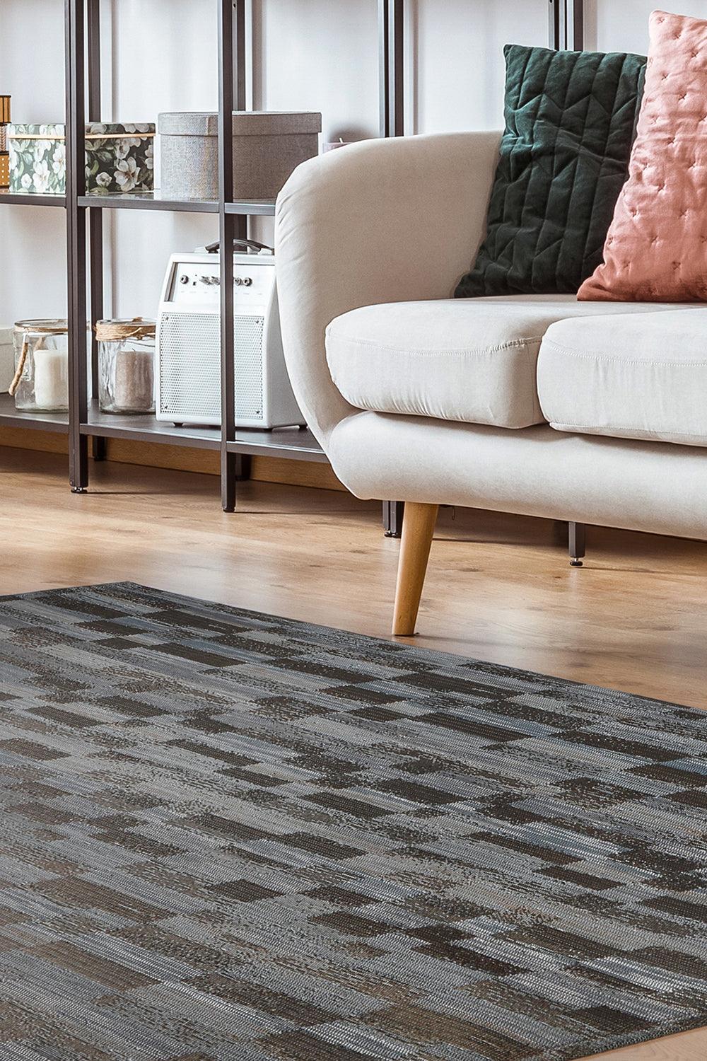 Dinnerdesign-Graph Fossil Vinil Dokuma Halı 120x180 cm-Halı-2-Milagron.com