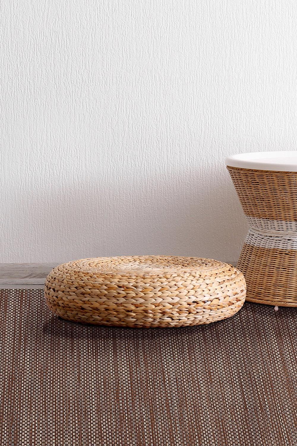 Dinnerdesign-Horizon Taupe Vinil Dokuma Halı 130x200 cm-Halı-3-Milagron.com