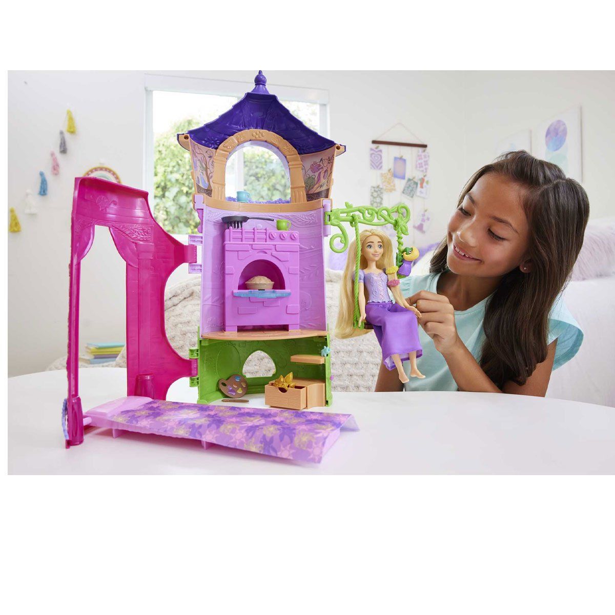 Disney Studio-Rapunzel'İn Kulesi-Oyuncak Bebek ve Oyun Setleri-3-Milagron.com