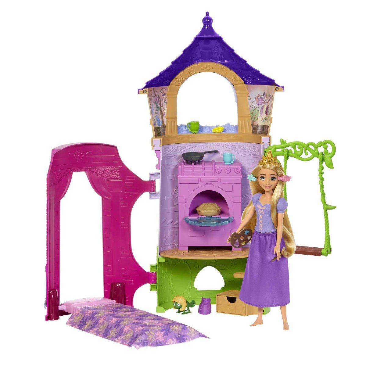 Disney Studio-Rapunzel'İn Kulesi-Oyuncak Bebek ve Oyun Setleri-4-Milagron.com
