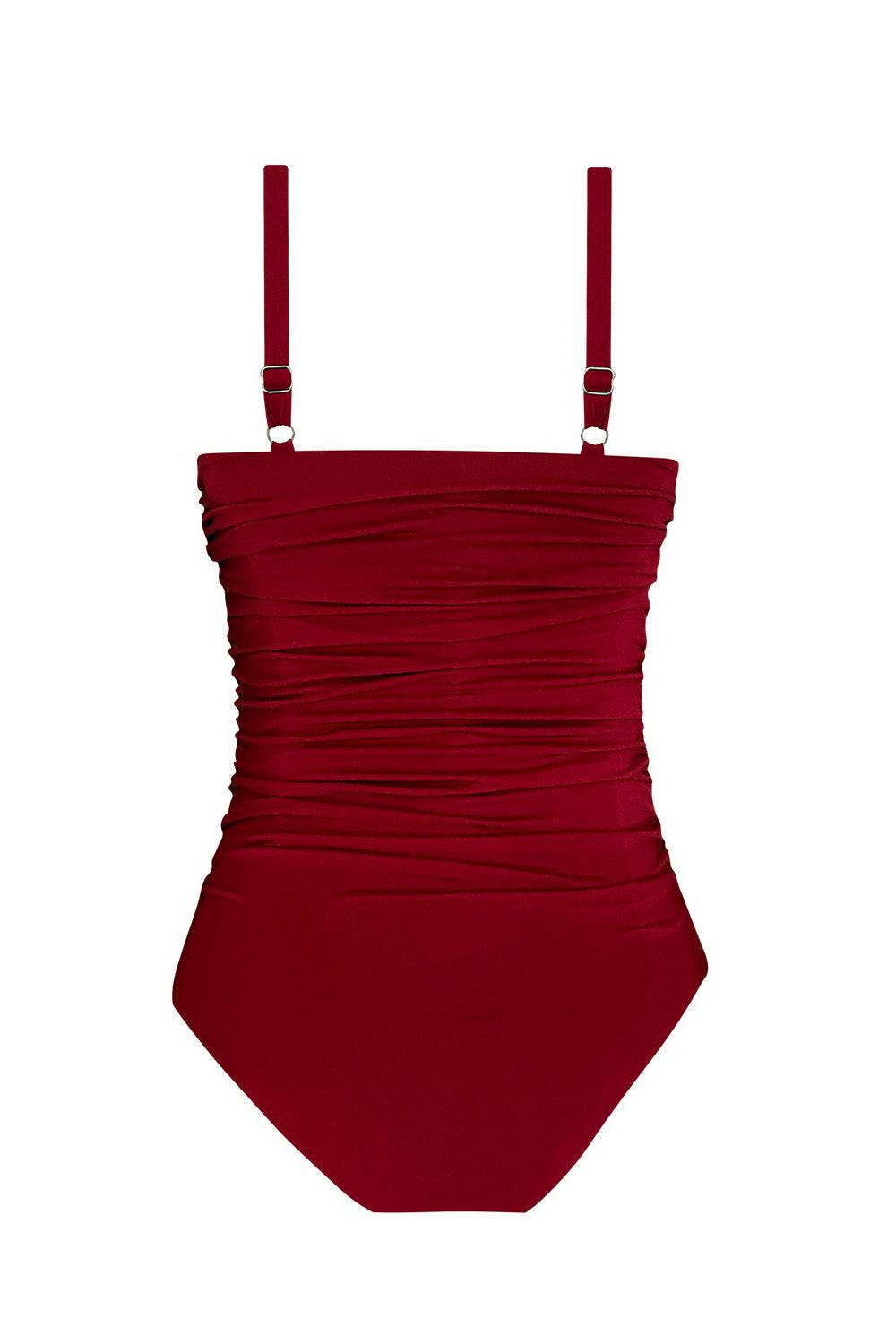 Esotte-Cara Koyu Kırmızı Mayo-Bikini & Mayo-2-Milagron.com