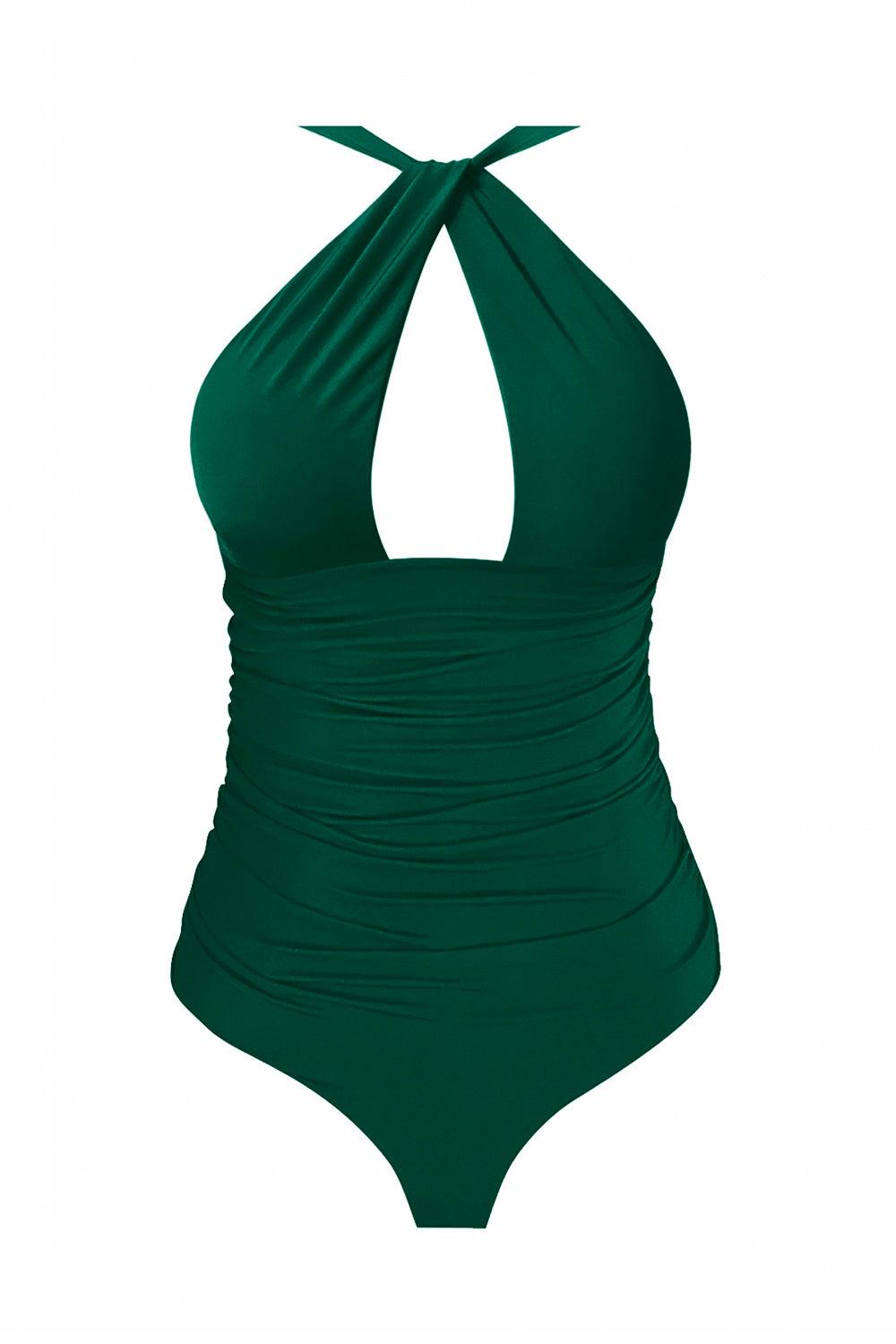 Esotte-Cara Zümrüt Yeşili Mayo-Bikini & Mayo-1-Milagron.com