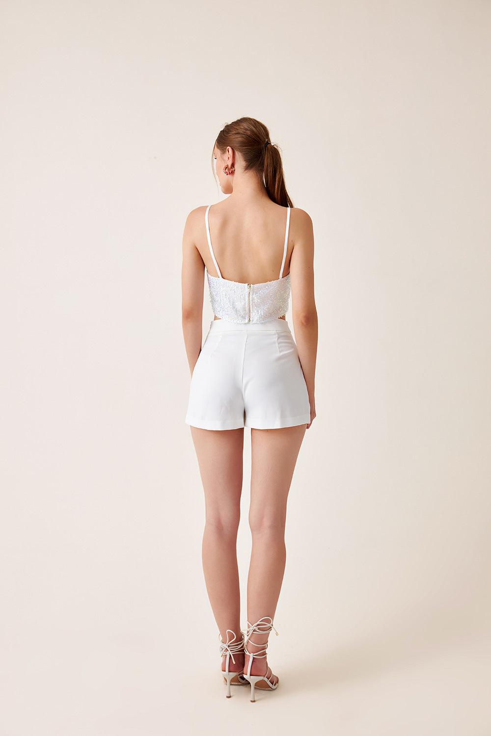 Fickle Hearts-Aine Shorts-Şort-6-Milagron.com
