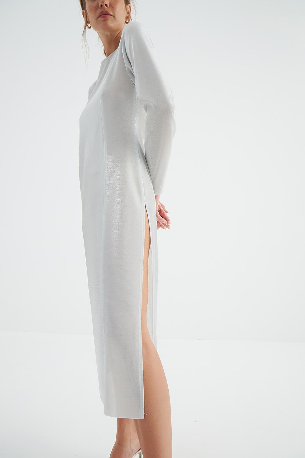 Fickle Hearts-Astrid Gümüş Elbise-Elbise-6-Milagron.com