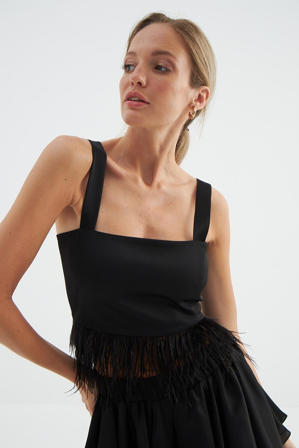 Fickle Hearts-Black Swan Top-Top-7-Milagron.com