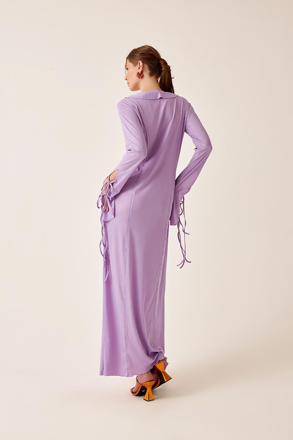 Fickle Hearts-Nellie Dress Lavander-Elbise-2-Milagron.com