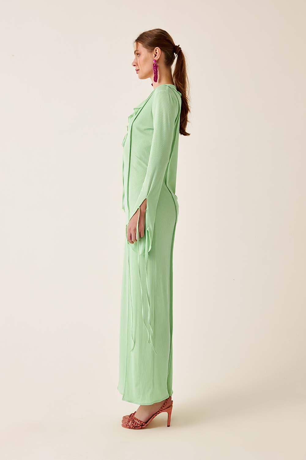 Fickle Hearts-Nellie Dress Lime-Elbise-7-Milagron.com