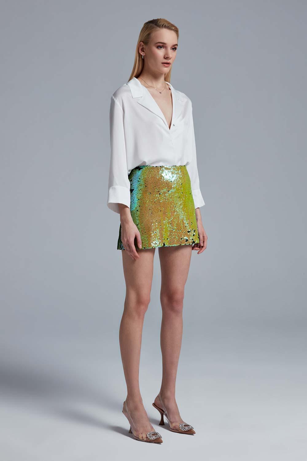 Fickle Hearts-Tina Payetli Mini Etek-Etek-5-Milagron.com