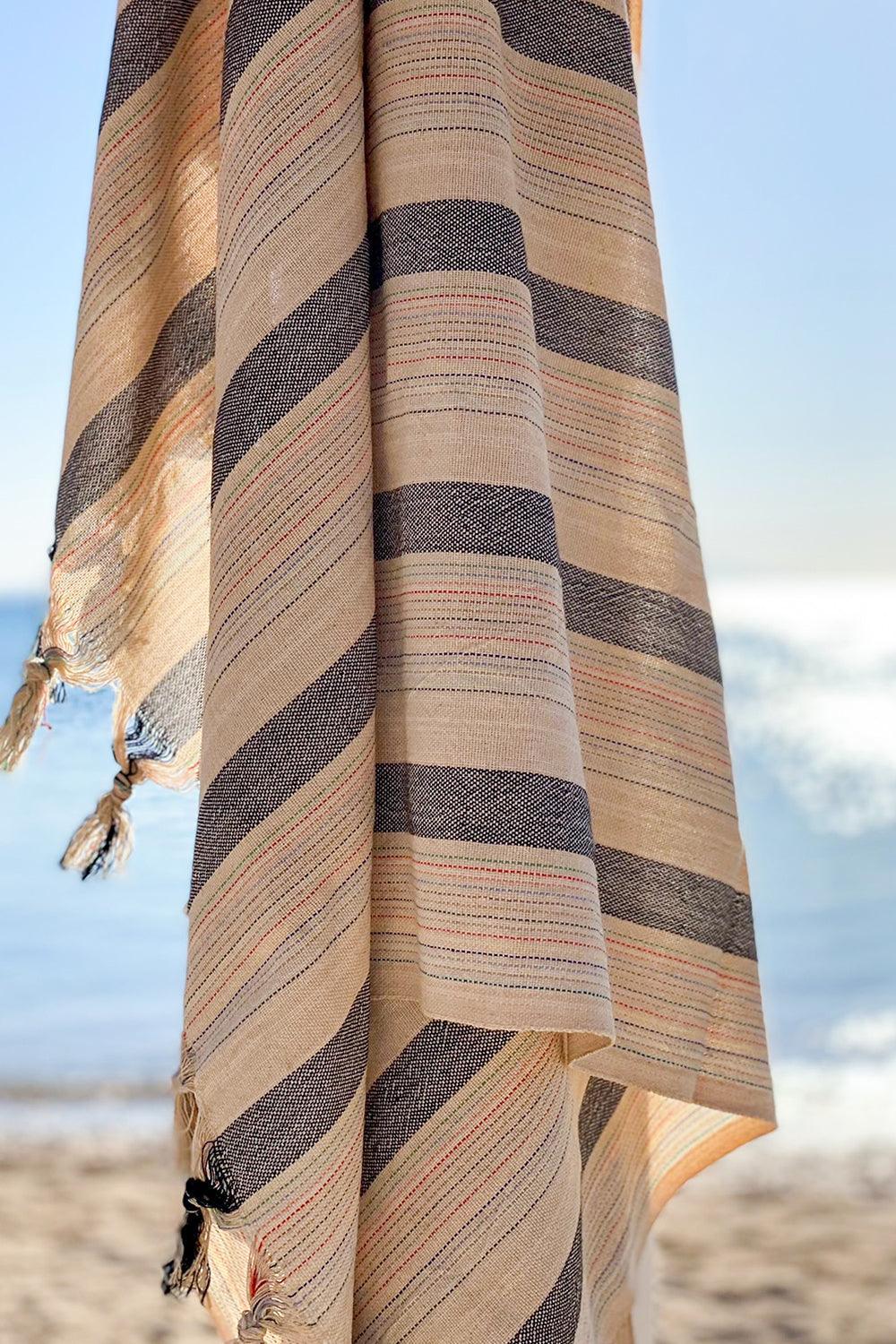 FineGrid-Azure Peştemal-Havlu & Peştamal-5-Milagron.com