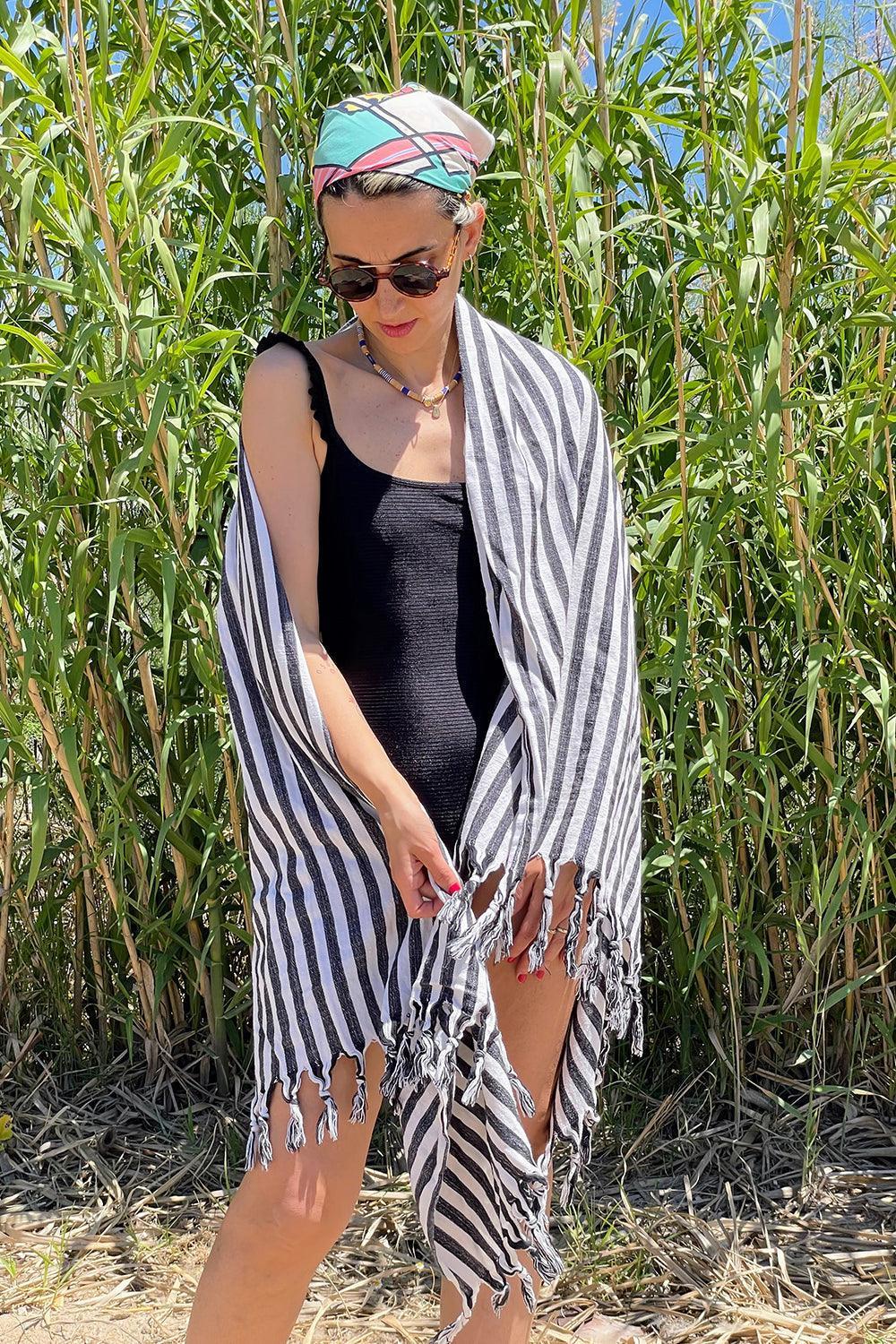 FineGrid-Night Peştemal-Havlu & Peştamal-4-Milagron.com