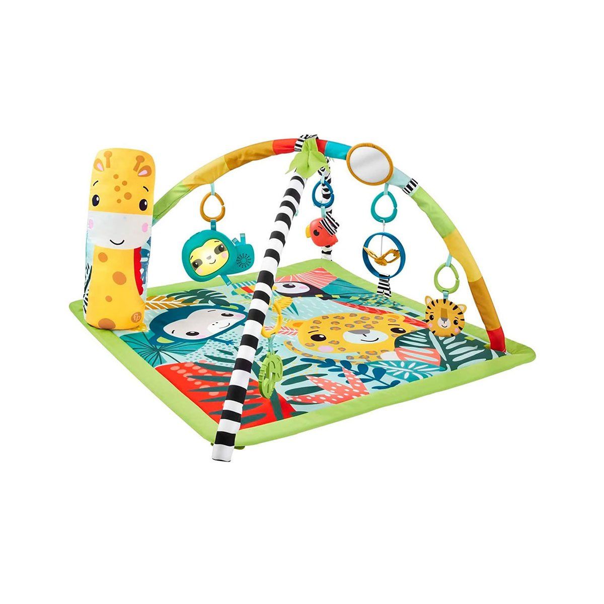 Fisher-Price-3Ü1 Arada Yağmur Ormanı Jimnastik Merkezi-Bebek Oyuncakları-2-Milagron.com