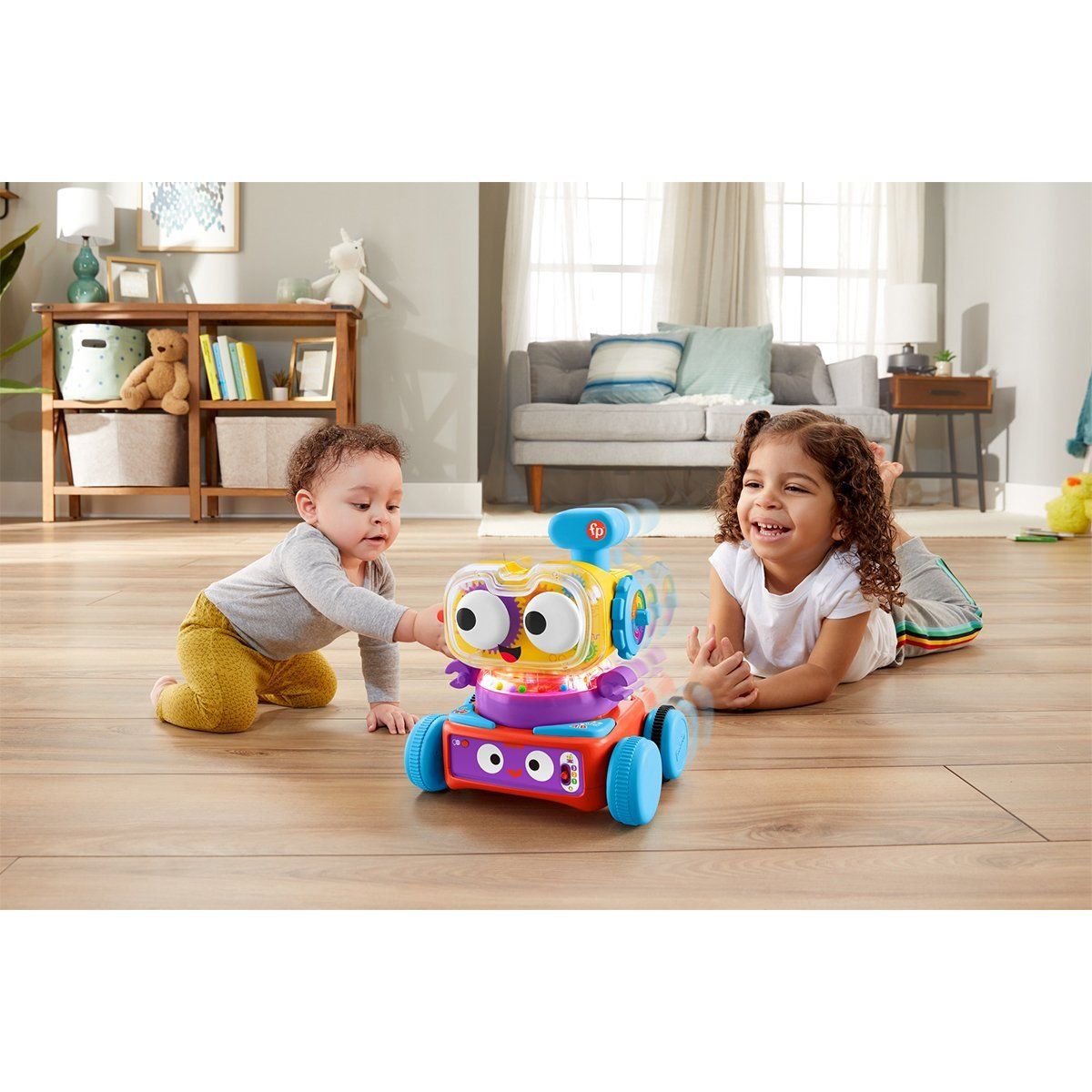 Fisher-Price-4'ü 1 Arada Eğlenceli Robot Türkçe - İngilizce +6 Ay-Bebek Oyuncakları-5-Milagron.com