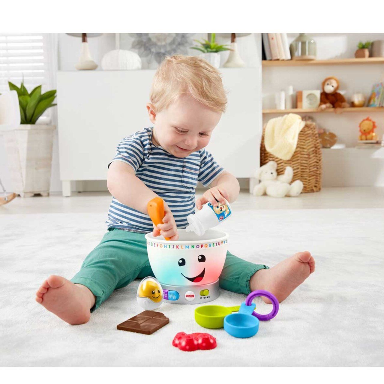 Fisher-Price-Eğitici Mutfak Seti Türkçe Ve İngilizce-Bebek Oyuncakları-4-Milagron.com