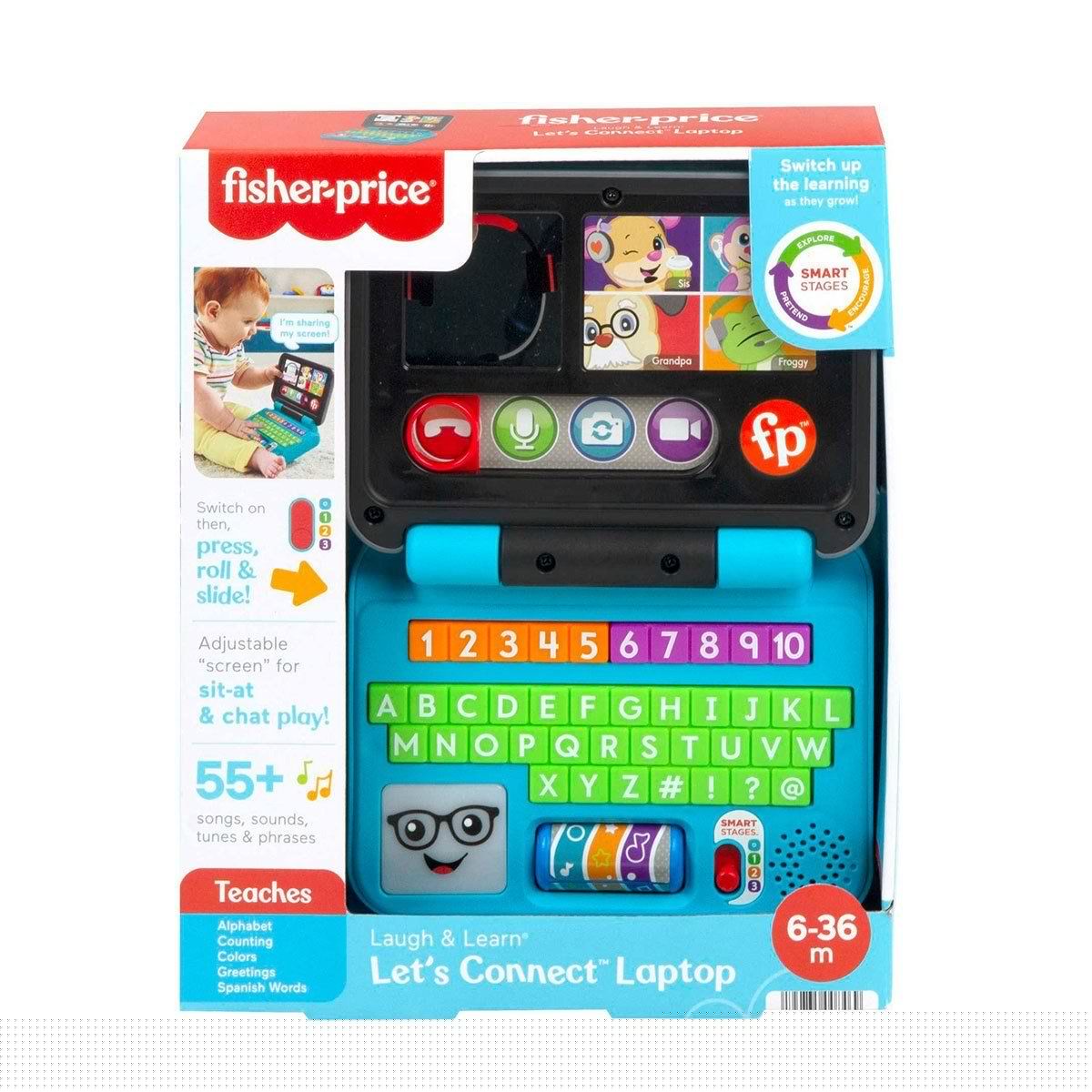 Fisher-Price-Eğlen Ve Öğren İlk Bilgisayarım-Bebek Oyuncakları-1-Milagron.com