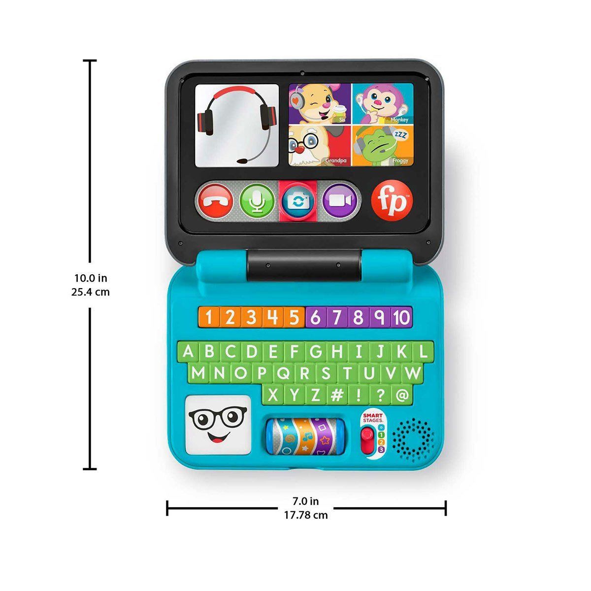 Fisher-Price-Eğlen Ve Öğren İlk Bilgisayarım-Bebek Oyuncakları-3-Milagron.com