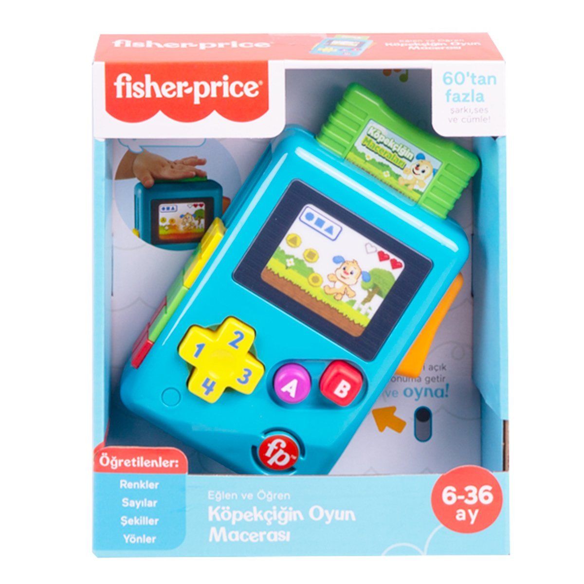 Fisher-Price-Eğlen Ve Öğren Köpekçiğin Oyun Macerası, Türkçe / +6 Ay-Bebek Oyuncakları-1-Milagron.com