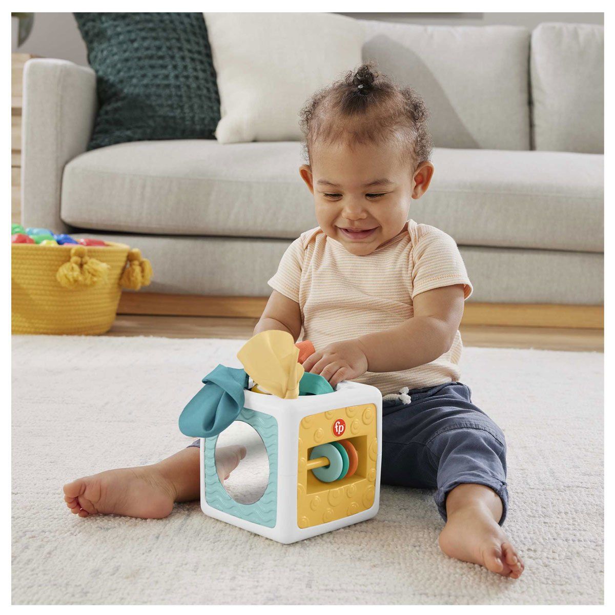 Fisher-Price-Eğlenceli Aktivite Küpü-Bebek Oyuncakları-2-Milagron.com