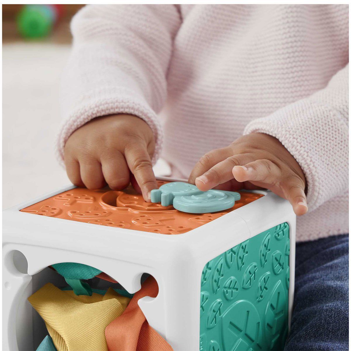 Fisher-Price-Eğlenceli Aktivite Küpü-Bebek Oyuncakları-3-Milagron.com