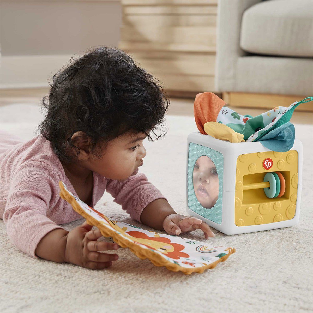 Fisher-Price-Eğlenceli Aktivite Küpü-Bebek Oyuncakları-4-Milagron.com