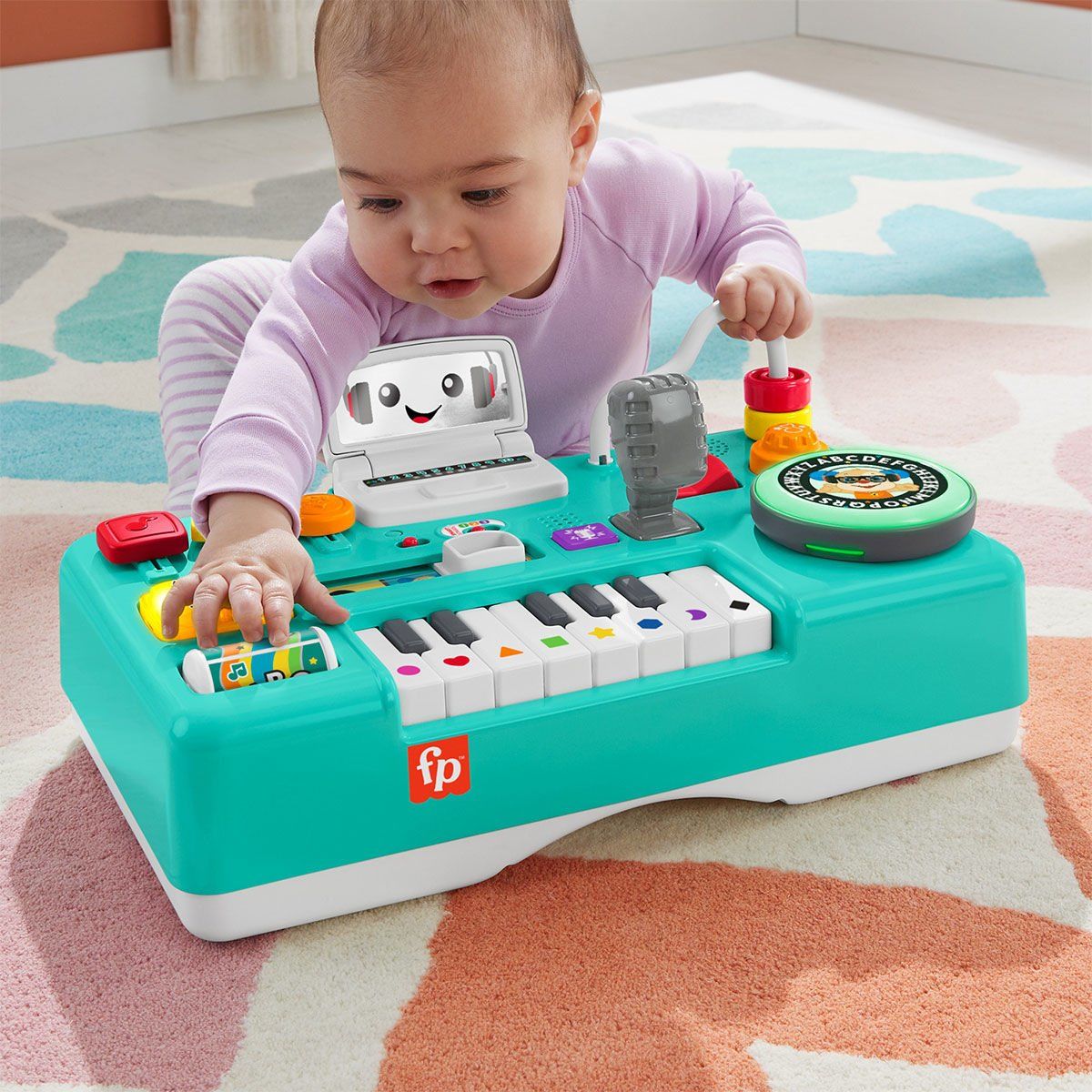 Fisher-Price-Eğlenceli Dj Aktivite Masası-Bebek Oyuncakları-6-Milagron.com