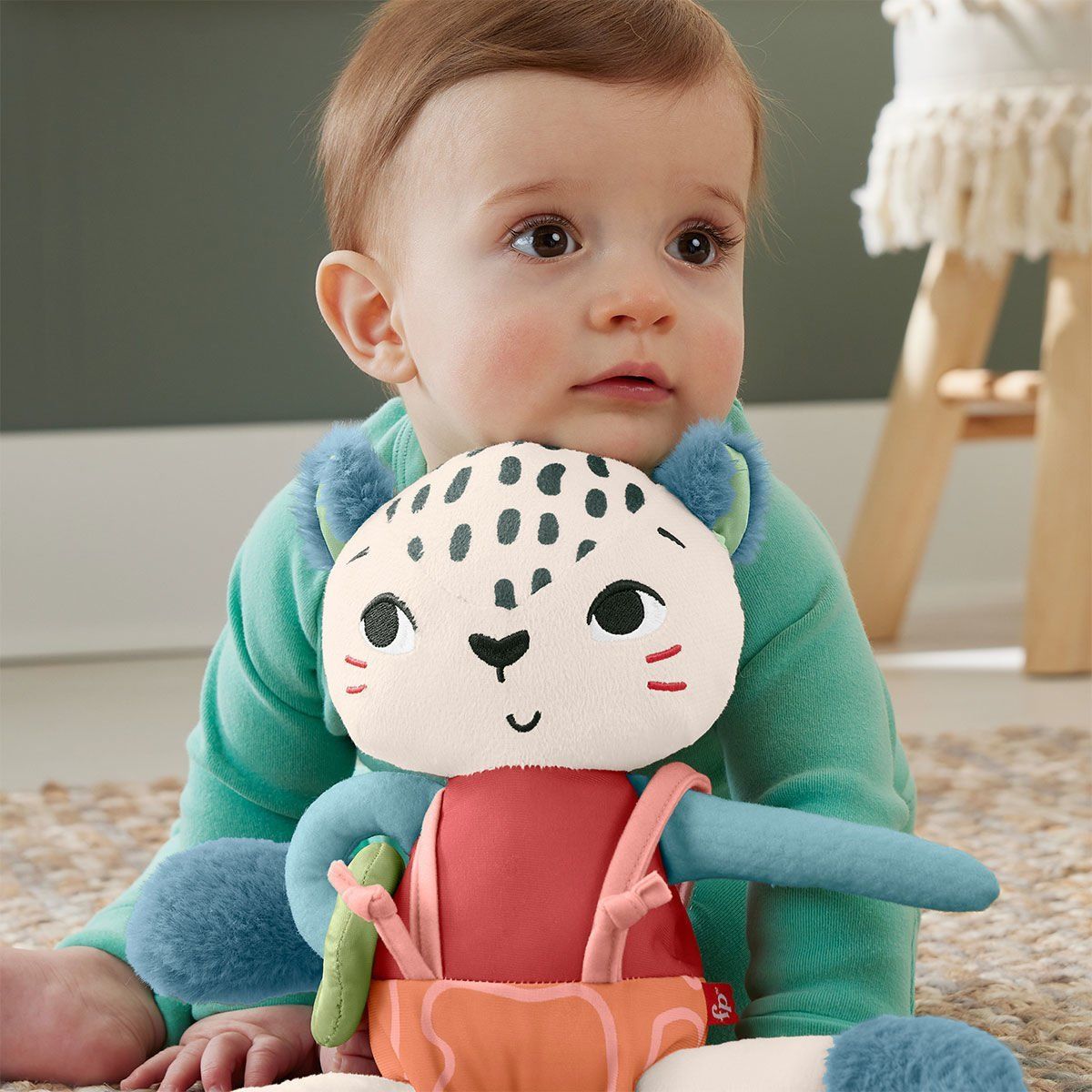 Fisher-Price-Eğlenceli Dostum Kar Leoparı-Bebek Oyuncakları-3-Milagron.com