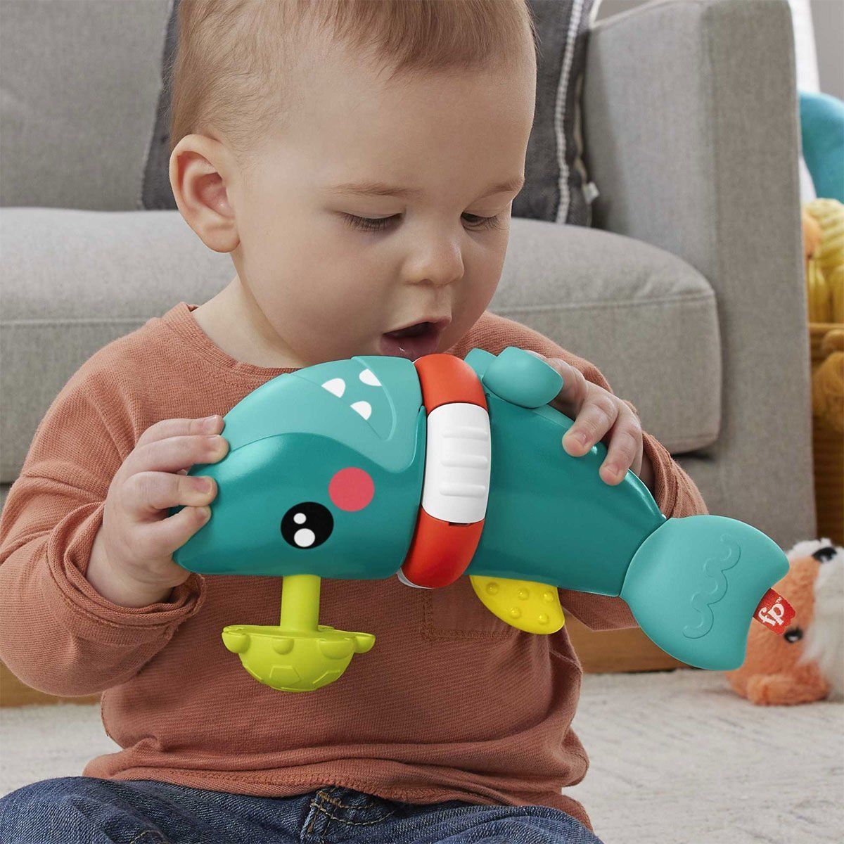 Fisher-Price-Hareketli Köpekbalığı-Bebek Oyuncakları-6-Milagron.com