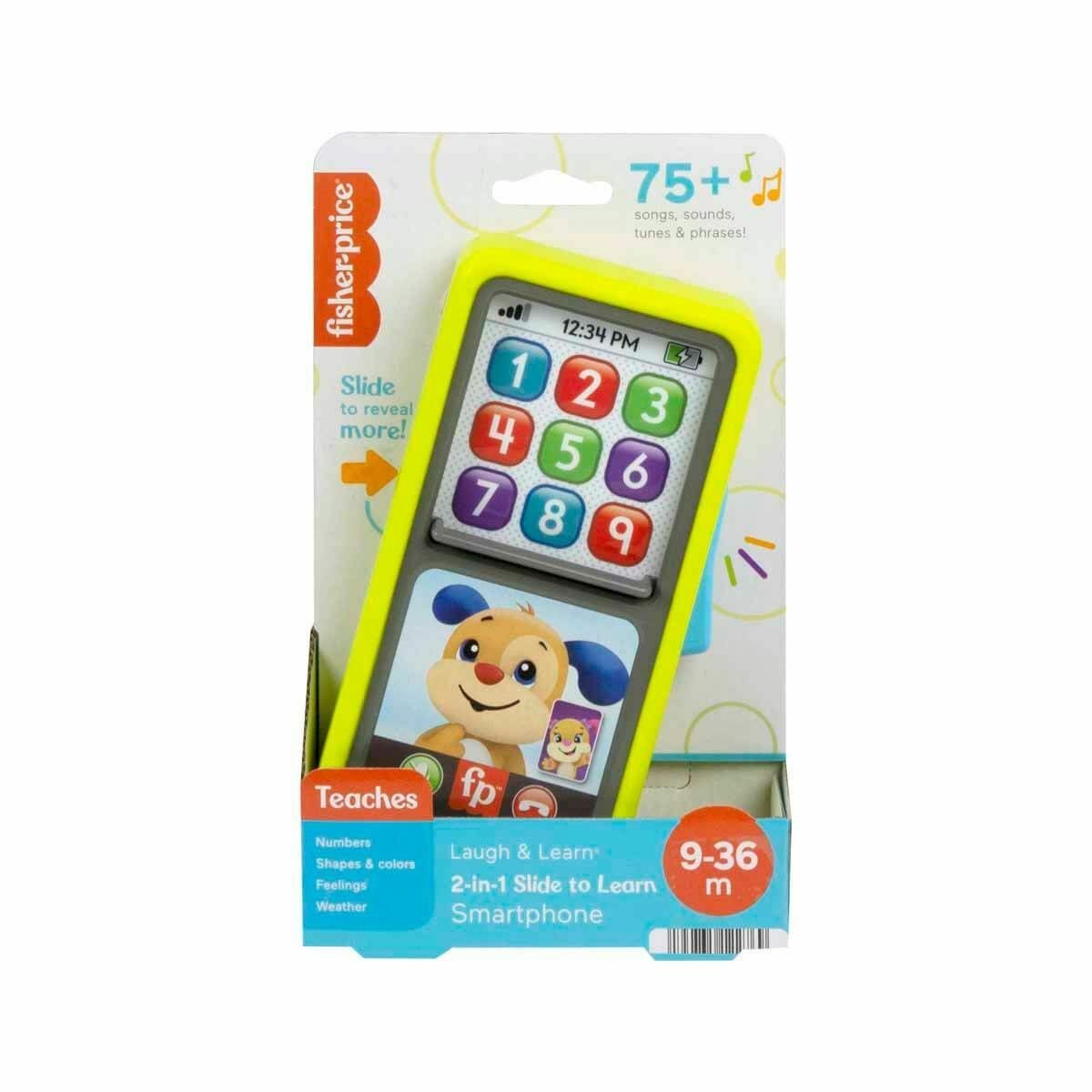 Fisher-Price-Kaydır Ve Öğren Akıllı Telefon-Bebek Oyuncakları-1-Milagron.com