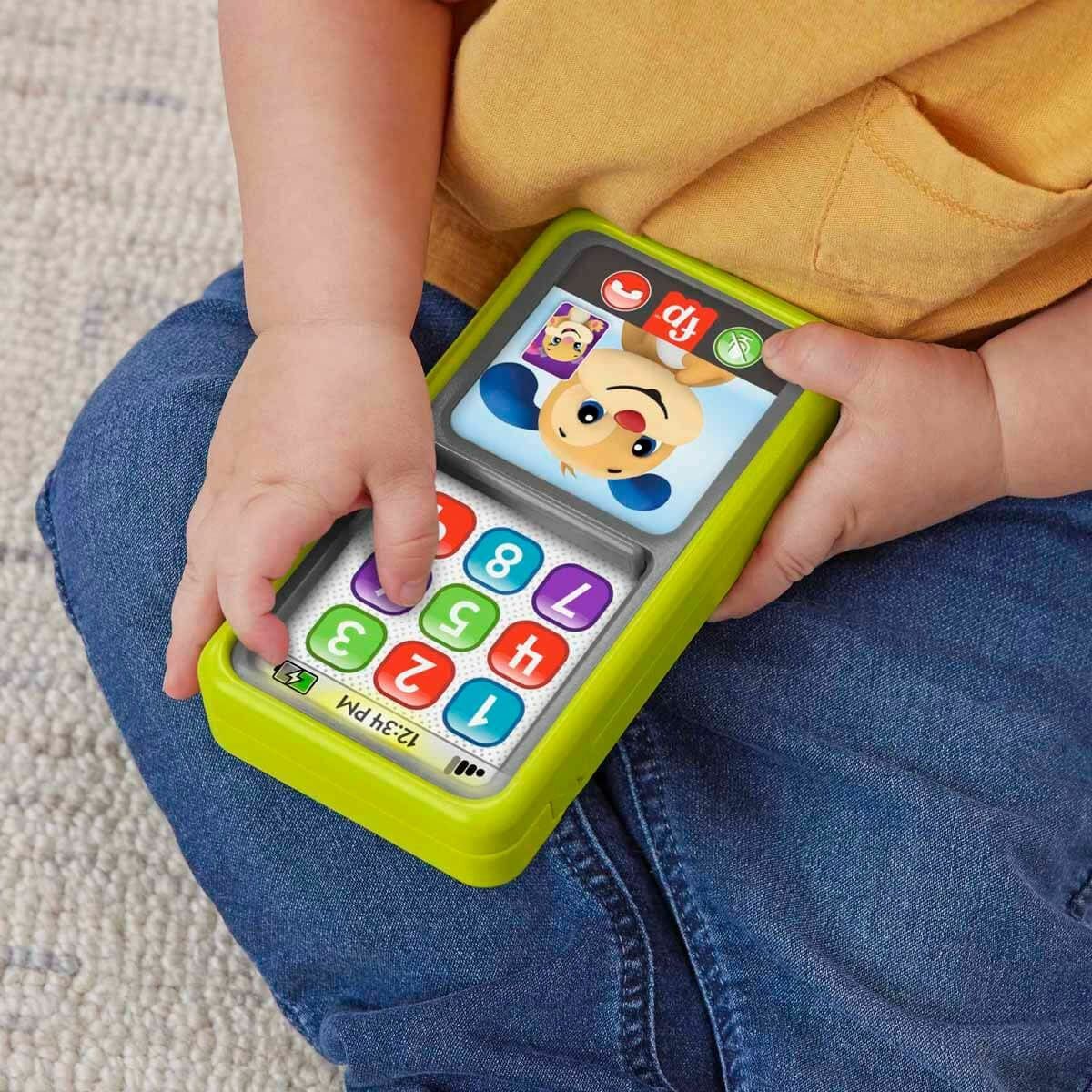 Fisher-Price-Kaydır Ve Öğren Akıllı Telefon-Bebek Oyuncakları-5-Milagron.com
