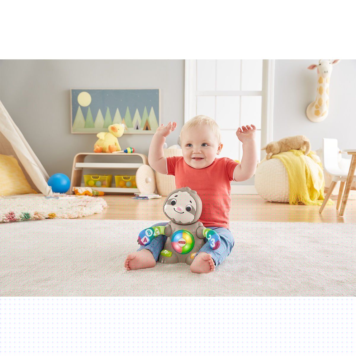 Fisher-Price-Linkimals Neşeli Tembel Hayvan /Türkçe-Bebek Oyuncakları-4-Milagron.com