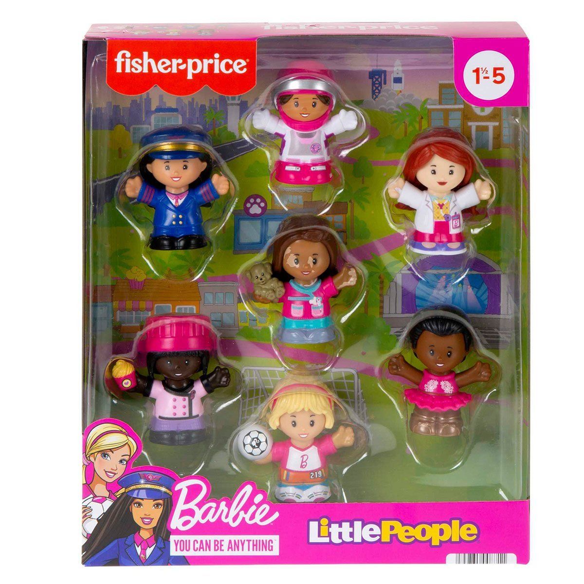 Fisher-Price-Little People Barbie Figürleri-Oyuncak Bebek ve Oyun Setleri-1-Milagron.com