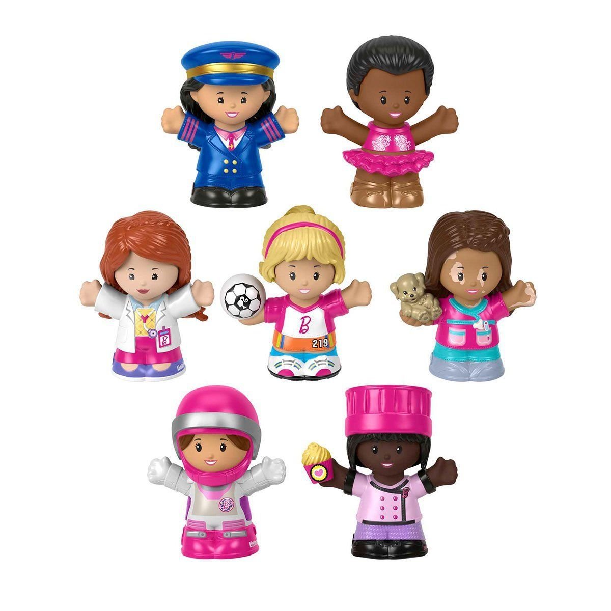 Fisher-Price-Little People Barbie Figürleri-Oyuncak Bebek ve Oyun Setleri-2-Milagron.com