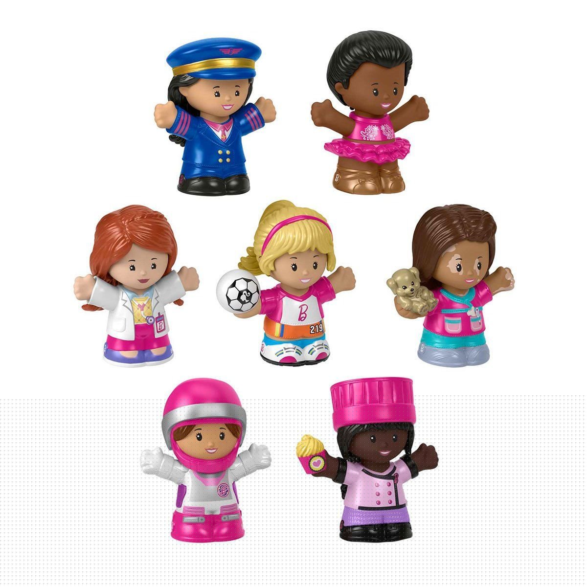 Fisher-Price-Little People Barbie Figürleri-Oyuncak Bebek ve Oyun Setleri-3-Milagron.com