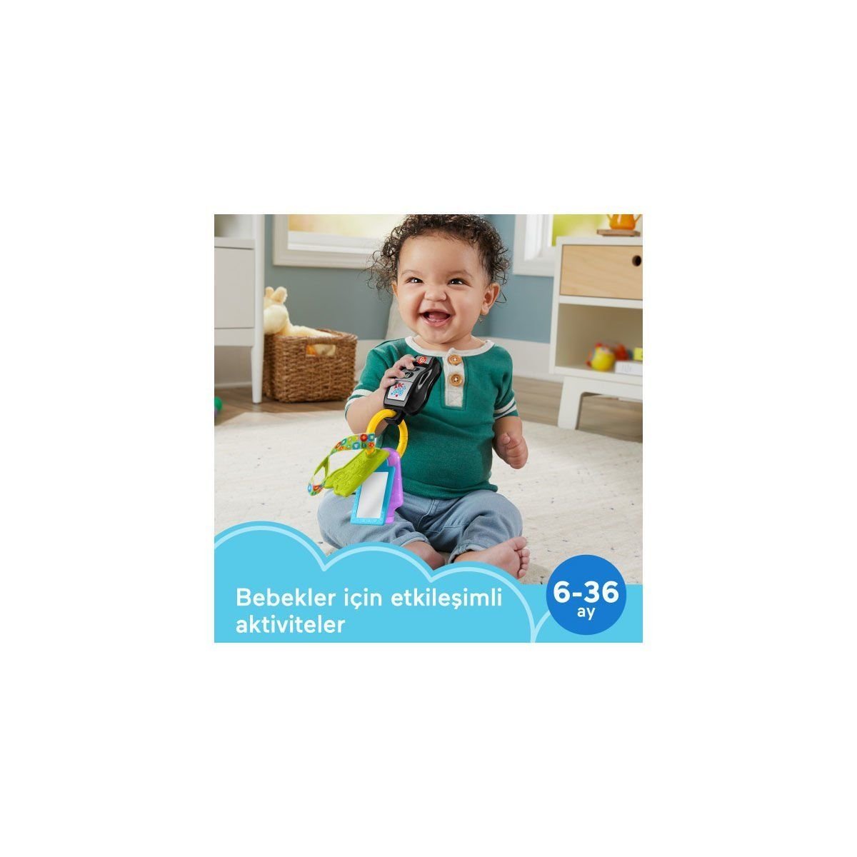 Fisher-Price-Ln L Eğlenceli Aktivite Anahtarı-Bebek Oyuncakları-5-Milagron.com