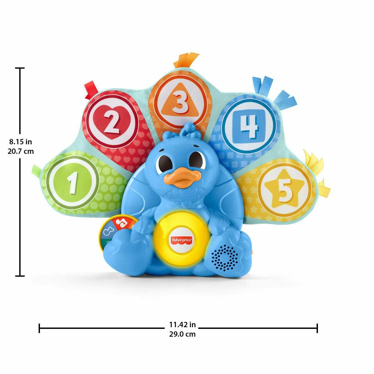 Fisher-Price-Rengarenk Tavus Kuşu-Bebek Oyuncakları-3-Milagron.com